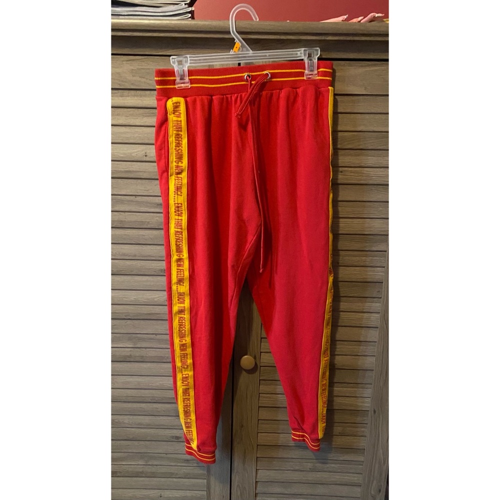 Coca Cola Drawstring Joggers Sweatpants